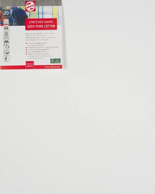 Talens Talens Stretched Canvas Cotton 3D 40 x 50 cm