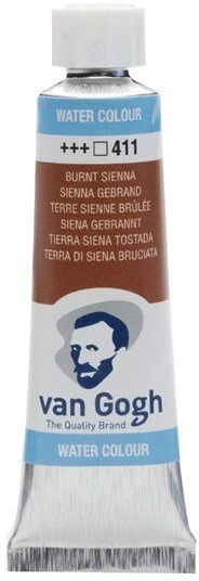 Talens Van Gogh akvareliniai dažai 10ml 411 Degintas siena