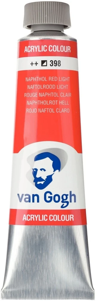 Talens Van Gogh Acrylic Colour Tube Naphthol Raudona Light 398 (ROY-22053980)