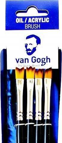Talens Van Gogh Oil & acrylic brush set | series 302-303-304-305 no. 8