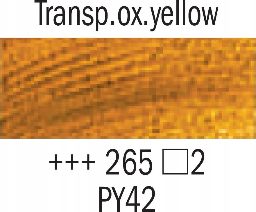 Talens Van Gogh Oil Colour Tube Transparent Oxide Geltona 265