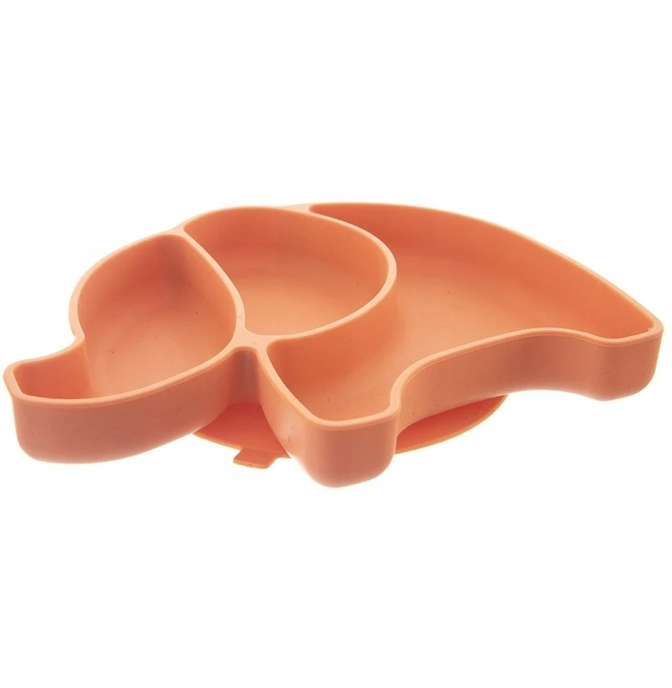 Orion Silikoninis vaikų lėkštė 23,5x19x3,5 cm, su siurbtuku
