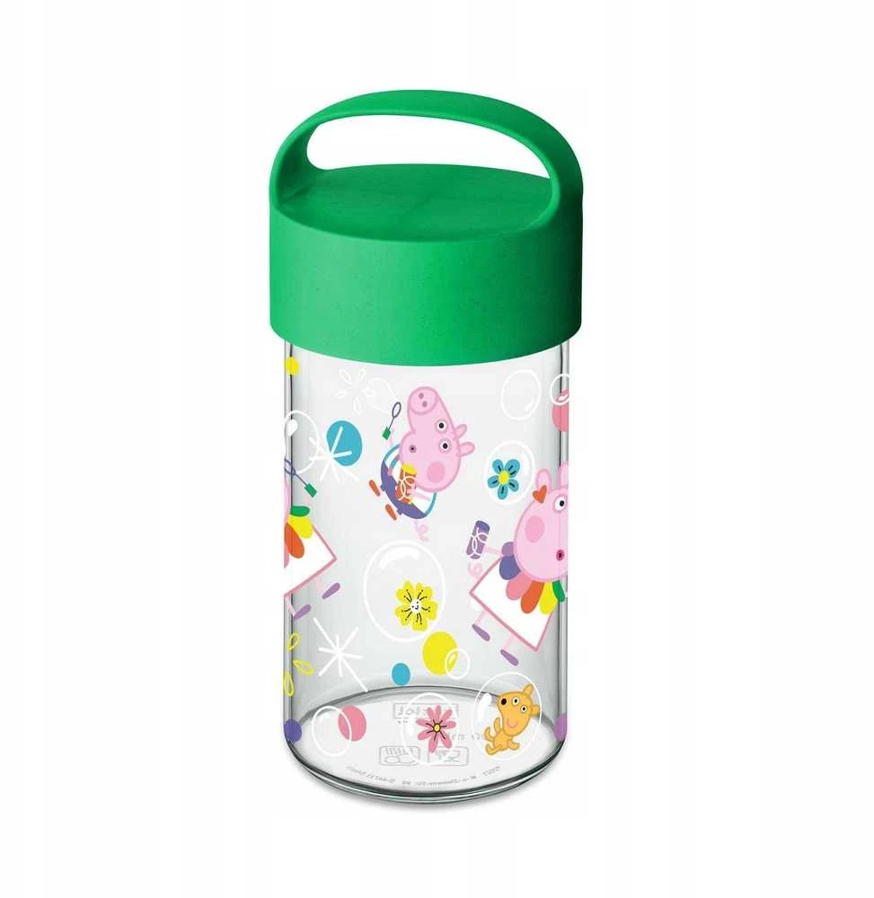 Buddy Snack Pig Peppa Pop konteineris/butelis, 500 ml, KOZIOL