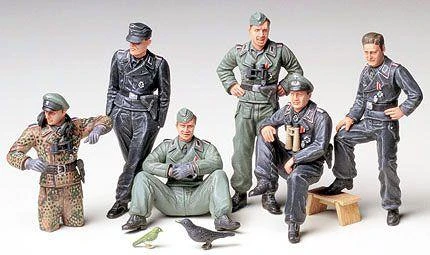 Tamiya vokiečių tanko įgulos figūrėlės, 1/35, 35201