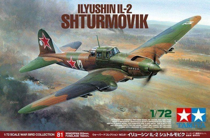 Tamiya - Ilyushin IL-2 Shturmovik, 1/72, 60781