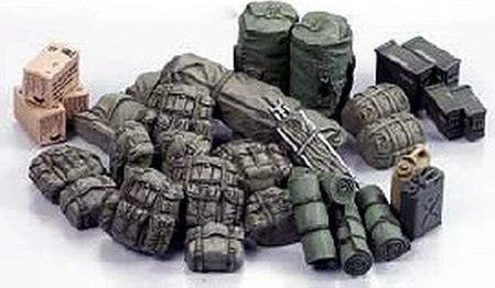Tamiya Šiuolaikinės JAV kariuomenės ekipuotės rinkinys 1/35 (35266)