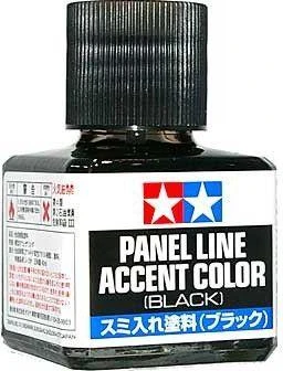 Tamiya - Panel line accent color Juodas, 40ml, 87131