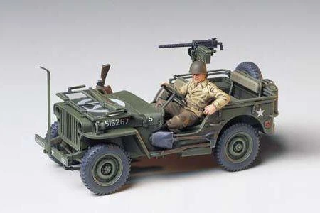 Tamiya Jeep Willys MB 1/35 plastikinis karinio džipo modelis rinkiniui