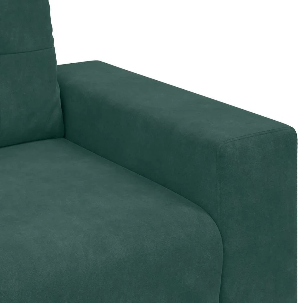 Sofa Sofos krėslas, tamsiai žalias, 100x78x80 cm, aksomas
