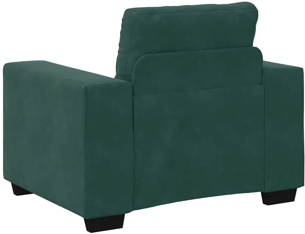 Sofa Sofos krėslas, tamsiai žalias, 100x78x80 cm, aksomas