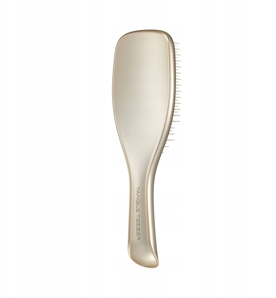 Tangle Teezer Ultimate Detangler Straight & Skirtas garbanotiems plaukams Chrome Neo Gold plaukų šepetys