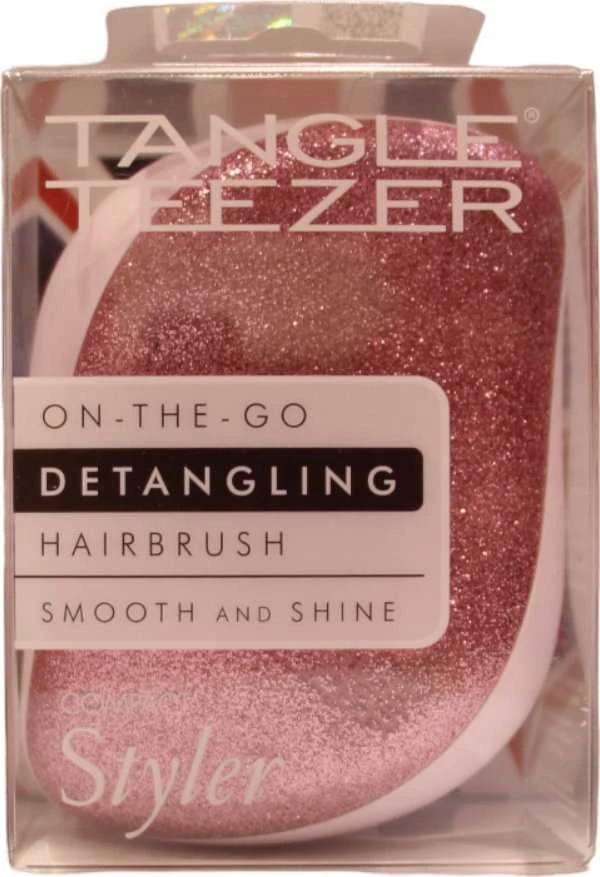 „Tangle Teezer“ kompaktiškas plaukų formavimo įrankis, plaukų iššukavimo priemonė, „Candy Sparkle“
