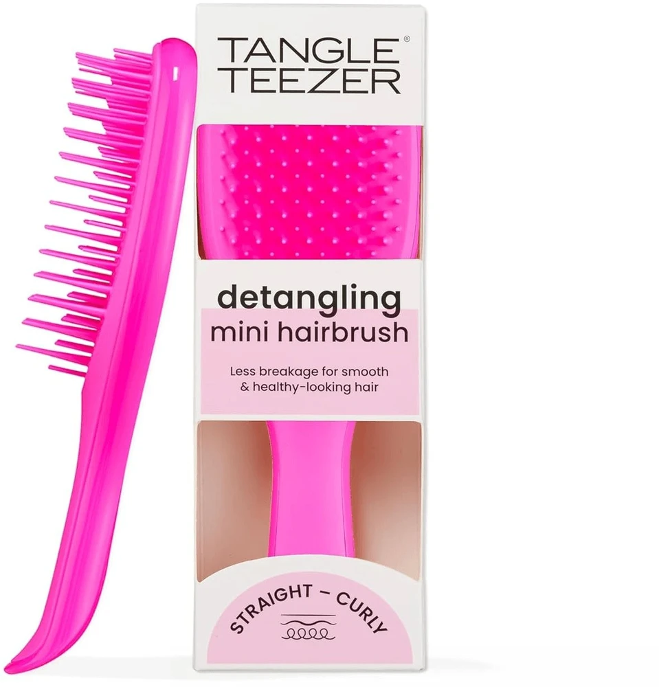 Tangle Teezer The Mini Ultimate Detangler mała szczotka do włosów Runway Rožinė