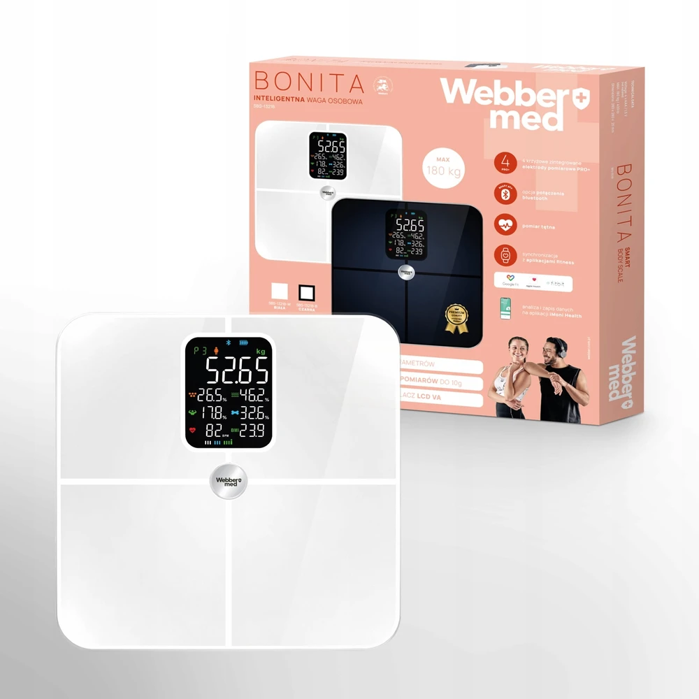 Vonios svarstyklės Tanita Vonios svarstyklės Analityczna 16 Parametrów Apple Health, Google Fit, IF1321B