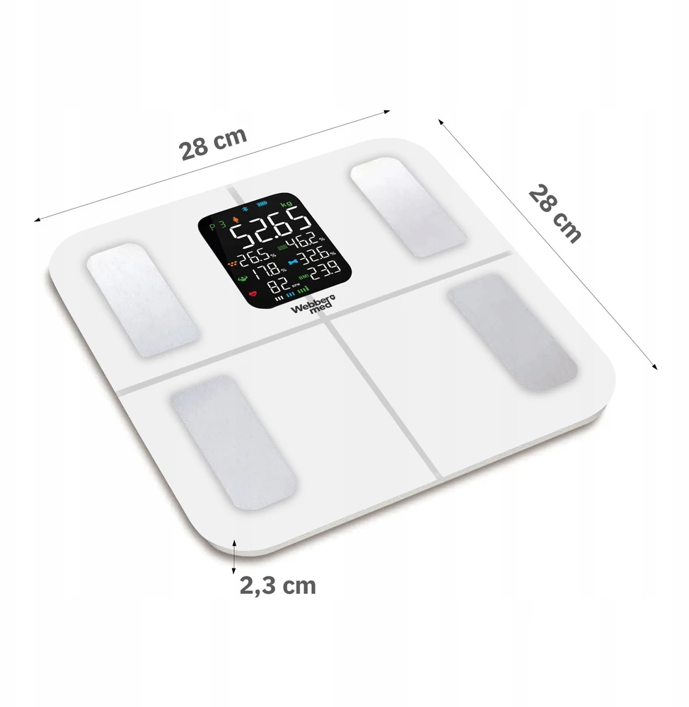 Vonios svarstyklės Tanita Vonios svarstyklės Analityczna 16 Parametrów Apple Health, Google Fit, IF1320B