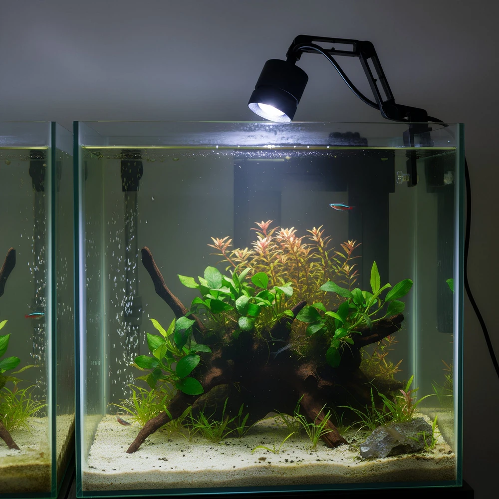 TaoTronics FC658 Aqua Natura* LED lempa akvariumui/terariumui su fokusavimo funkcija, balta šviesa - šalta ir šilta, 6500K+3200K