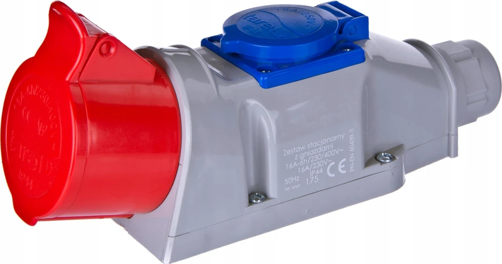 Tarel Rinkinys 1x16a 5P 400V + gniazdo 230V nr 175