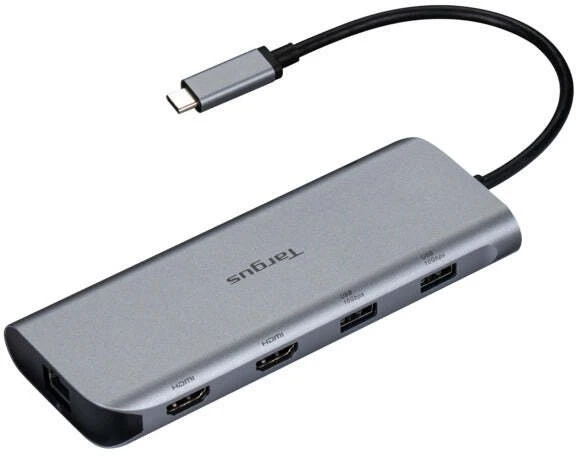 „Targus“ dviguba vaizdo mobilioji stotelė su 140 W EPR pralaidumu | DOCK427GL | HDMI jungtys kiekis: 2