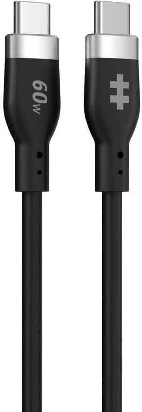 Targus „Hyper | HyperJuice“ USB-C silikoninis įkrovimo laidas | HJ4011BKGL