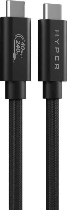 Targus „Hyper | HyperDrive Next“ USB4 C tipo našumo kabelis, 1,2 m | HD6500BKGL