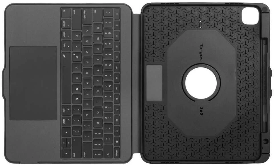 Targus TARGUS Versavu - Klaviatūra i folio su gładzikiem - belaidis - Bluetooth 5.0 - QWERTY - GB - juoda