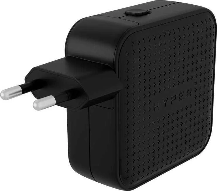 Targus „Hyper HyperJuice“ 70 W USB-C GaN kelioninis įkroviklis (3C+1A) - Juodas | Hyper