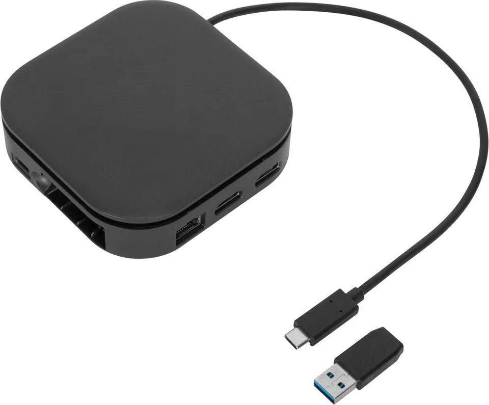 Targus | Universali „DisplayLink USB-C Dual Monitorius Travel Docking Station“, 80 W | HDMI jungtys kiekis 2 | Ethernet LAN