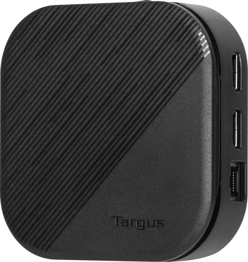 Targus | Universali „DisplayLink USB-C Dual Monitorius Travel Docking Station“, 80 W | HDMI jungtys kiekis 2 | Ethernet LAN