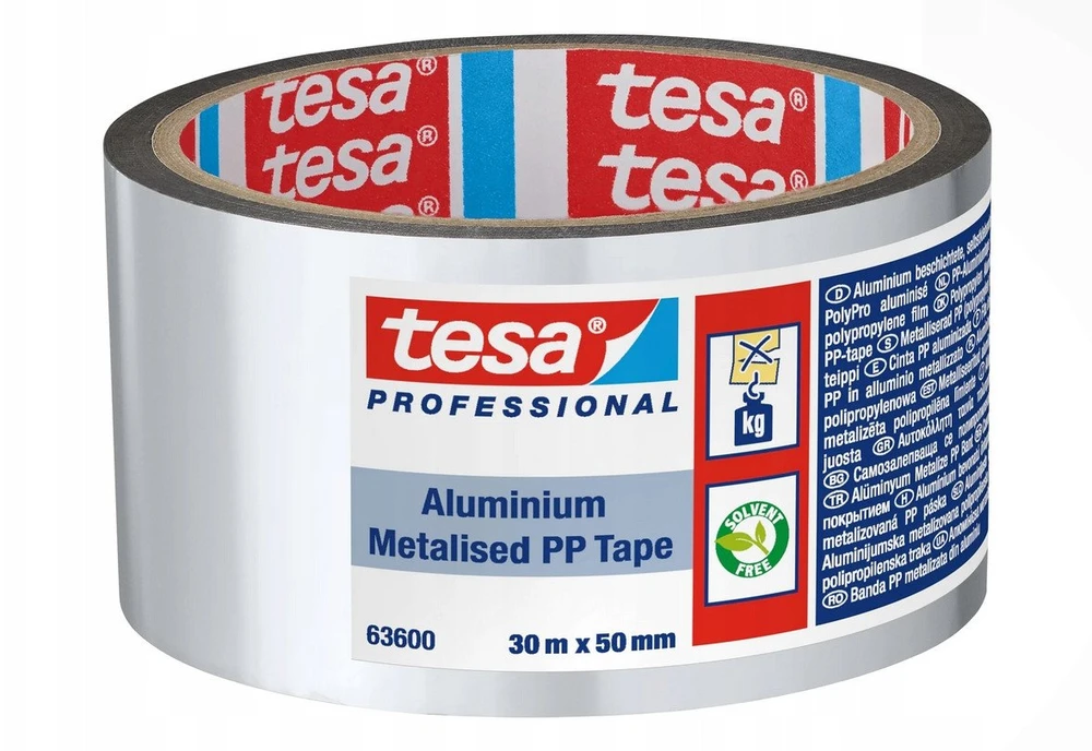 ALIUMINIO METALIZUOTA JUOSTA ALUMINIUM-METALISED-PP/TAPE TESA