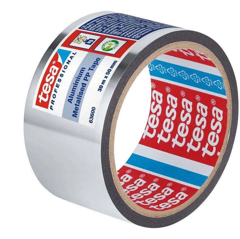 ALIUMINIO METALIZUOTA JUOSTA ALUMINIUM-METALISED-PP/TAPE TESA