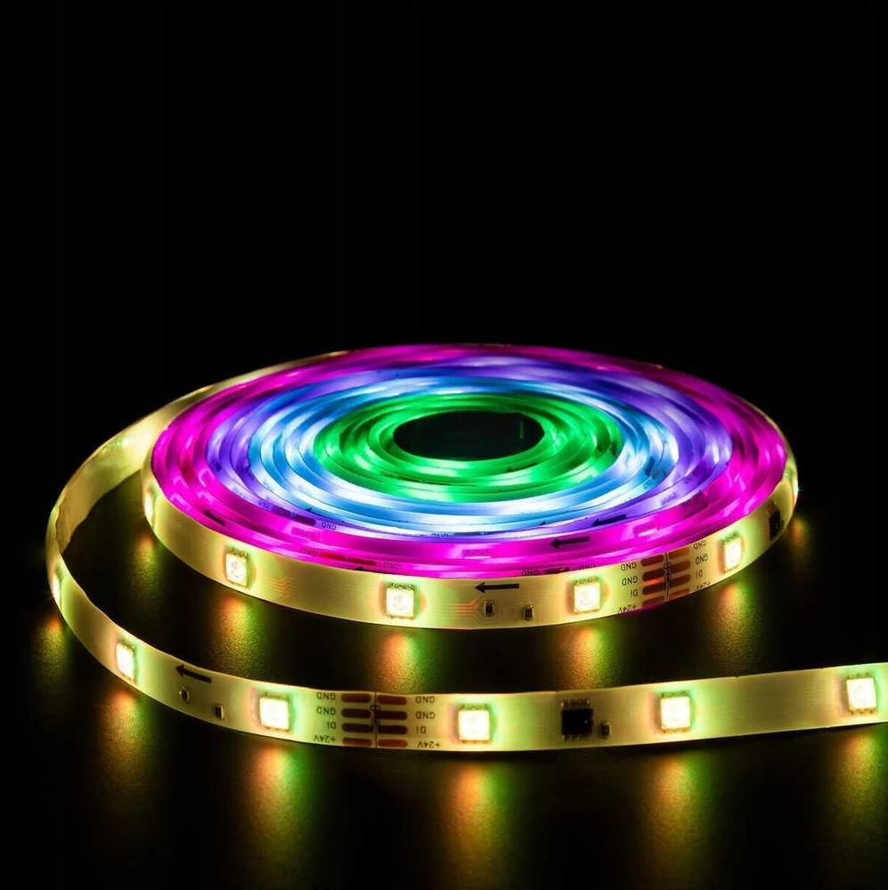 Atmosphera 5 metrų RGB LED juosta, Bluetooth ir nuotolinio valdymo pultas