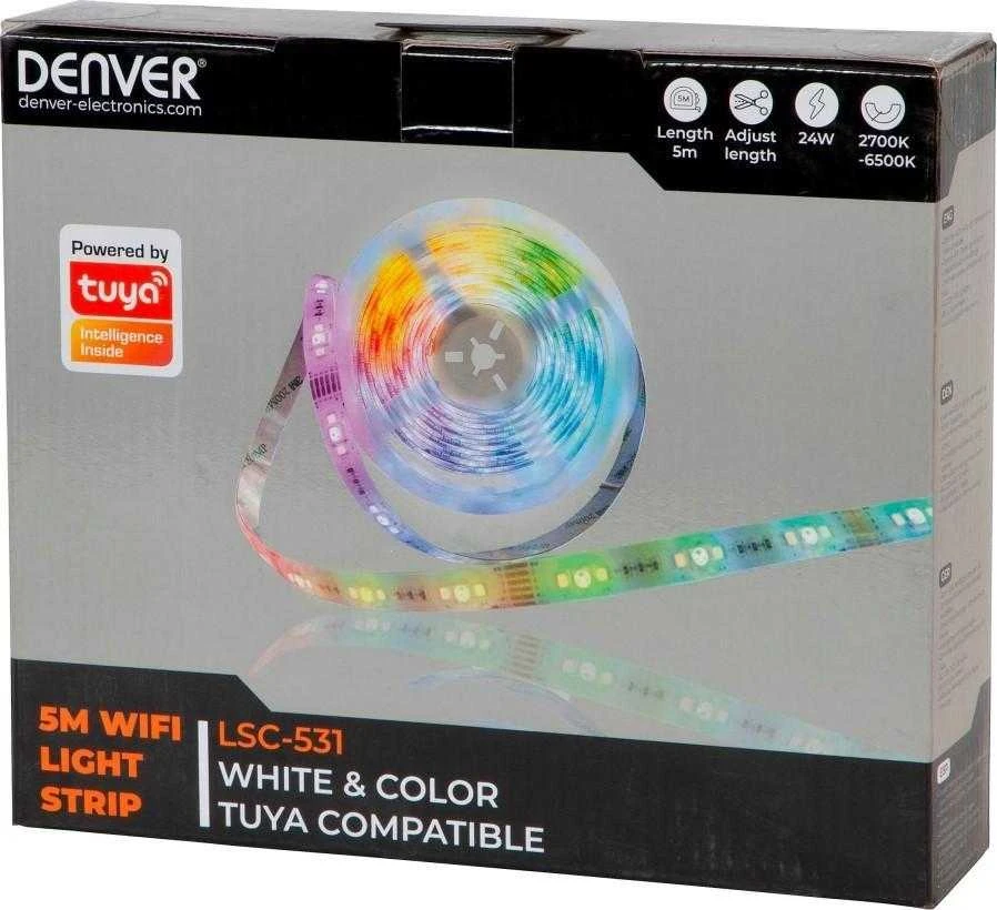 Denverio LSC-531 Wi-Fi apšvietimo juosta 5 metrai Su Tuya