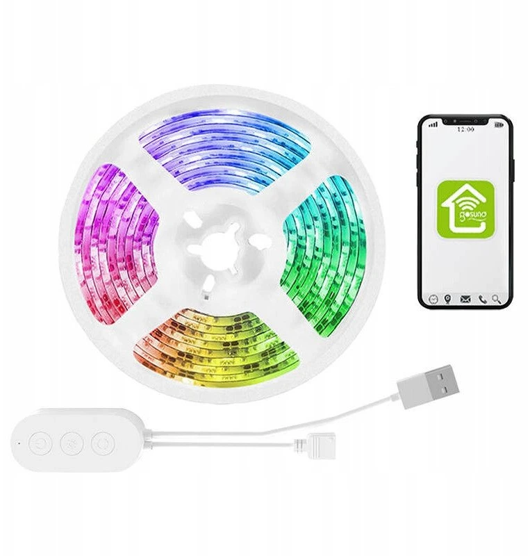 Gosund išmanioji LED juosta WiFi RGB LED SL1 (2,8 m) Tuya