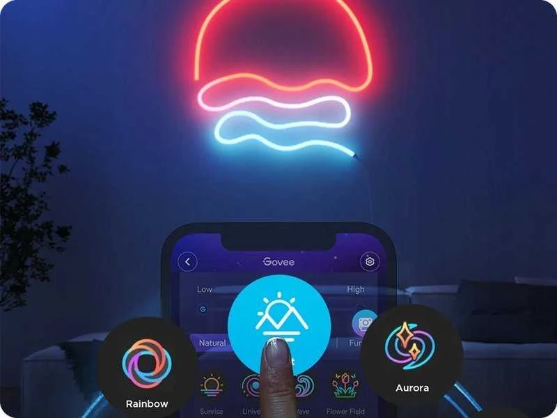 Govee H61D5 Neoniniai žibintai 2 5m | Oświetlenie LED | Matter, HomeKit, Google, Alexa, SmartThings