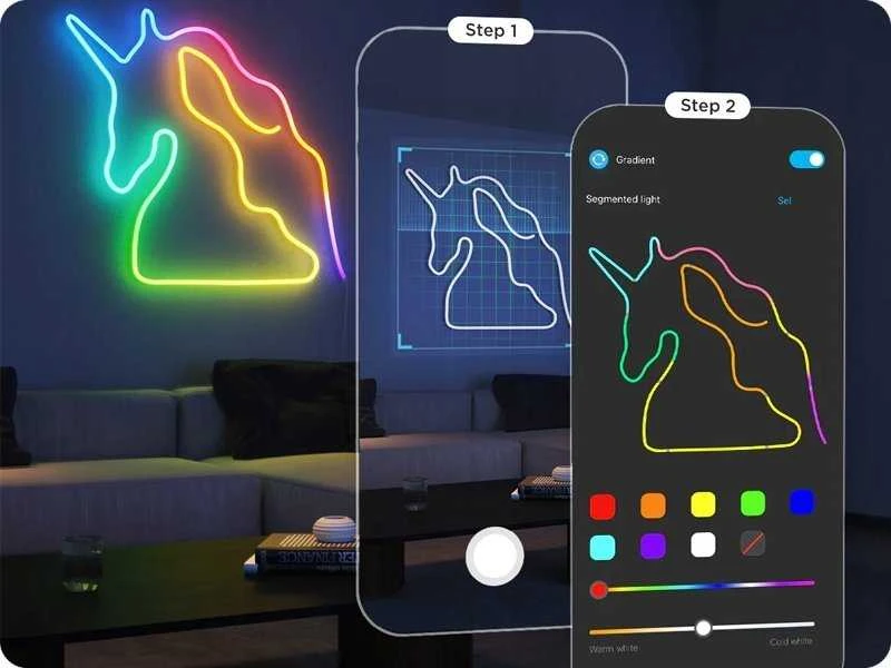 Govee H61D5 Neoniniai žibintai 2 5m | Oświetlenie LED | Matter, HomeKit, Google, Alexa, SmartThings