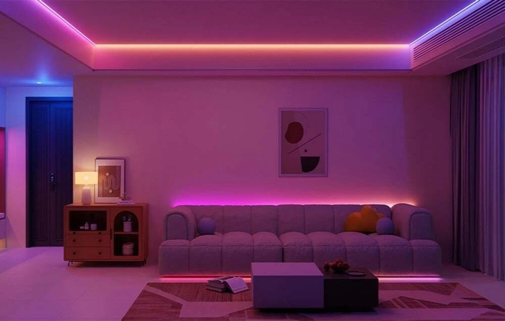 Lepro S2 5m Wi-Fi Bluetooth RGBIC LED juosta