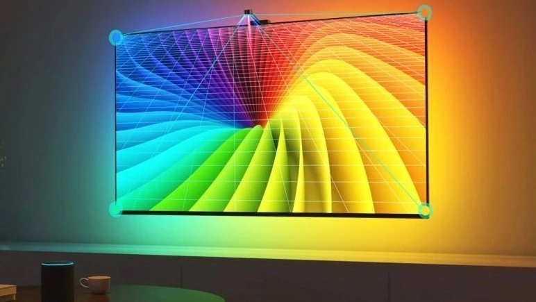Govee H6097 TV Backlight 3 Lite | pašvietimas dla TV 40-50 cali, RGBICW, Wi-Fi+Bluetooth