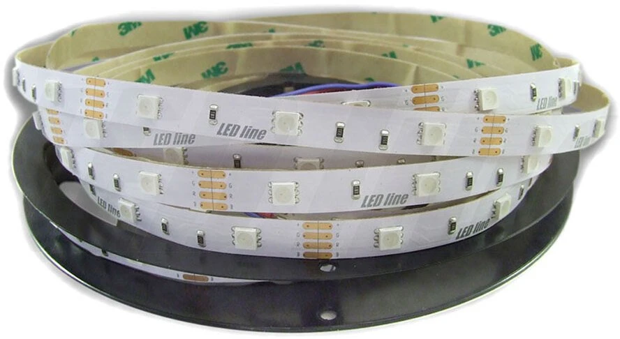 LED juosta 30 LED/m SMD5060 12V RGB, LED line