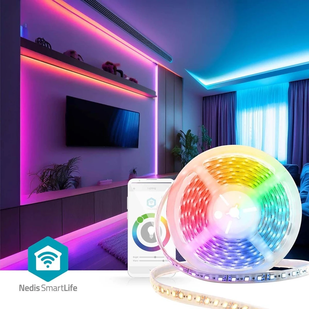 LED juostelė Nedis SmartLife WIFILS52CRGBW 5m Wi-Fi