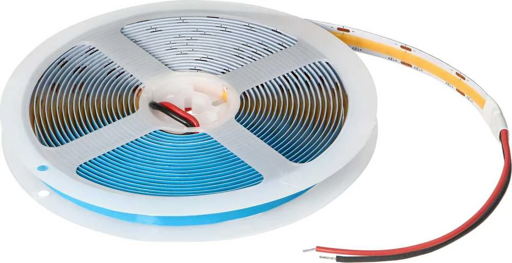 Orno Taśma COB LED juosta 12V, 480L/m, 800lm/m, 10W/m, IP20, 3000K, 5m