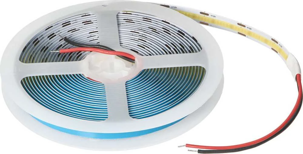 Orno Taśma COB LED juosta 12V, 480L/m, 900lm/m, 10W/m, IP20, 6000K, 5m