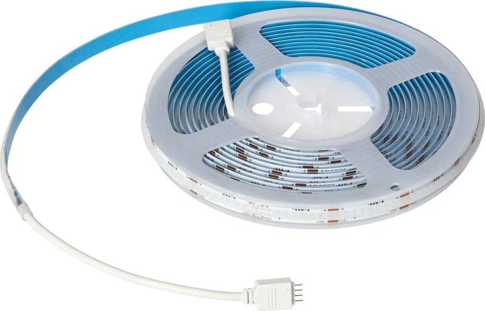 Orno Taśma COB LED juosta 12V, 840L/m, 422lm/m, 15W/m, IP20, RGB, 5m