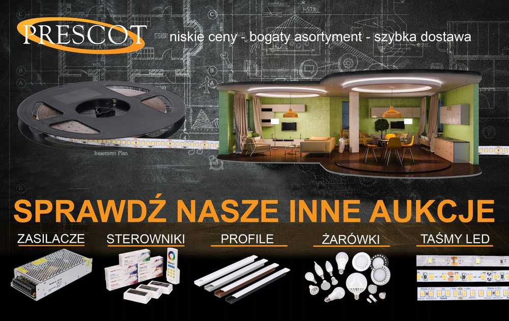 Taśma LED Prescot Prescot ZL-RGB-10MM-TP taśma LED balta