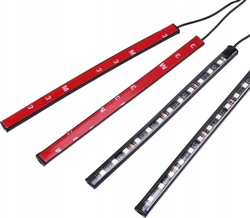 Oświetlenie 12 LED automobilių apšvietimo juostelė -m005