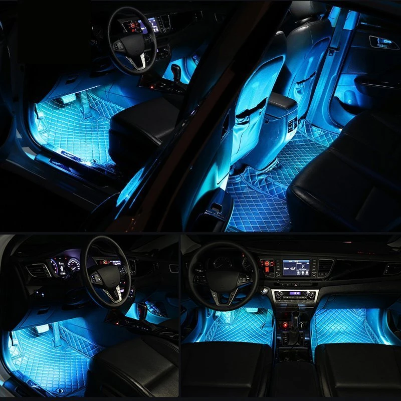 Oświetlenie 12 LED automobilių apšvietimo juostelė -m005