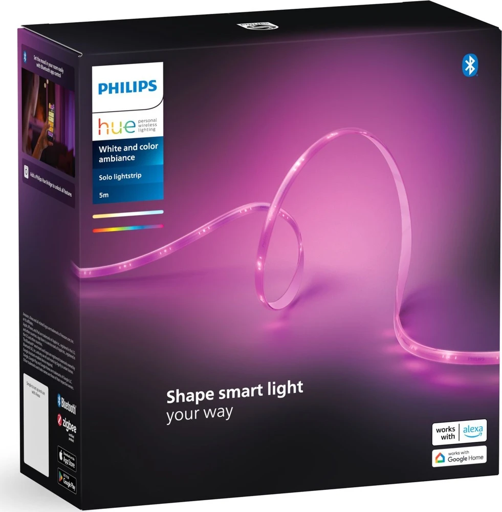 „Philips Hue Solo“ šviesos juosta, 5 m | 20 W | Kintamas