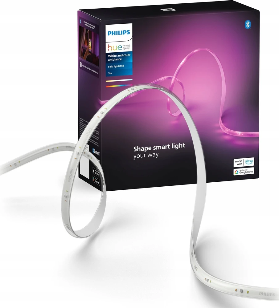 „Philips Hue Solo“ šviesos juosta, 5 m | 20 W | Kintamas