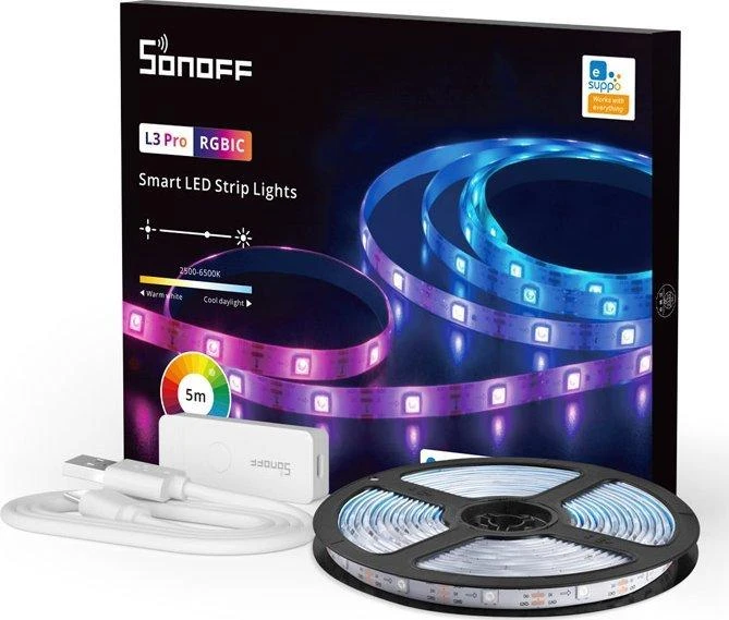 Išmanioji LED šviesos juosta Sonoff L3 Pro - 5m