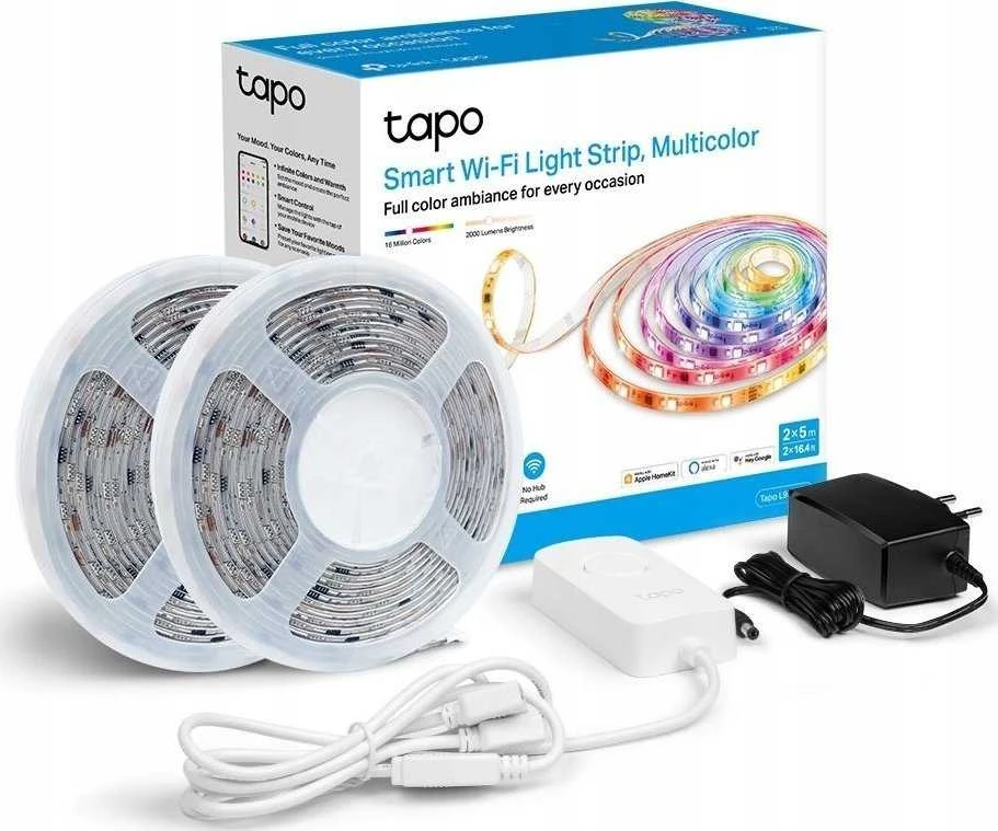 TP-Link išmanioji LED juostelė Tapo L930-10, „Wi-Fi“, 10 m, daugiaspalvė, ES