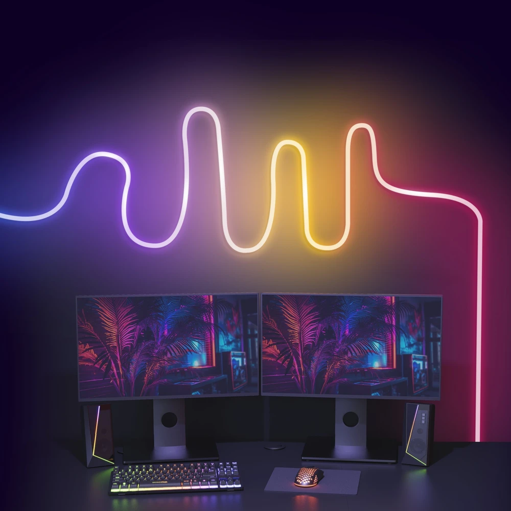 Trust GXT 904 Vybz RGBIC 5M LED neoninė šviesos virvė | balta